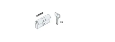 Centor door lock barrel