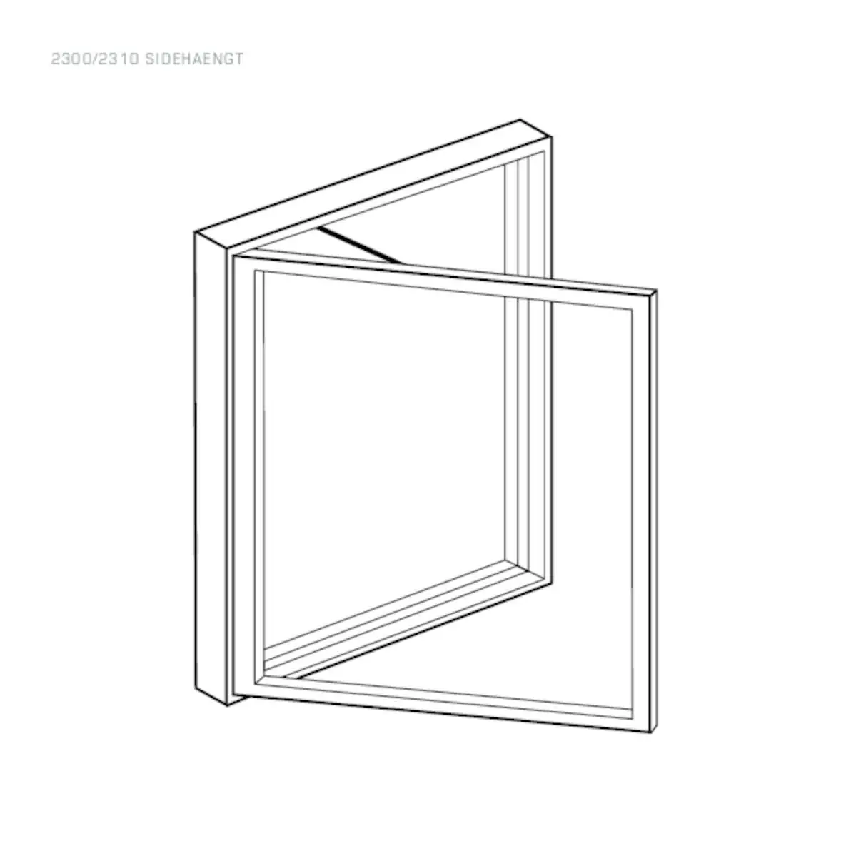 Rationel Side Hung window drawing