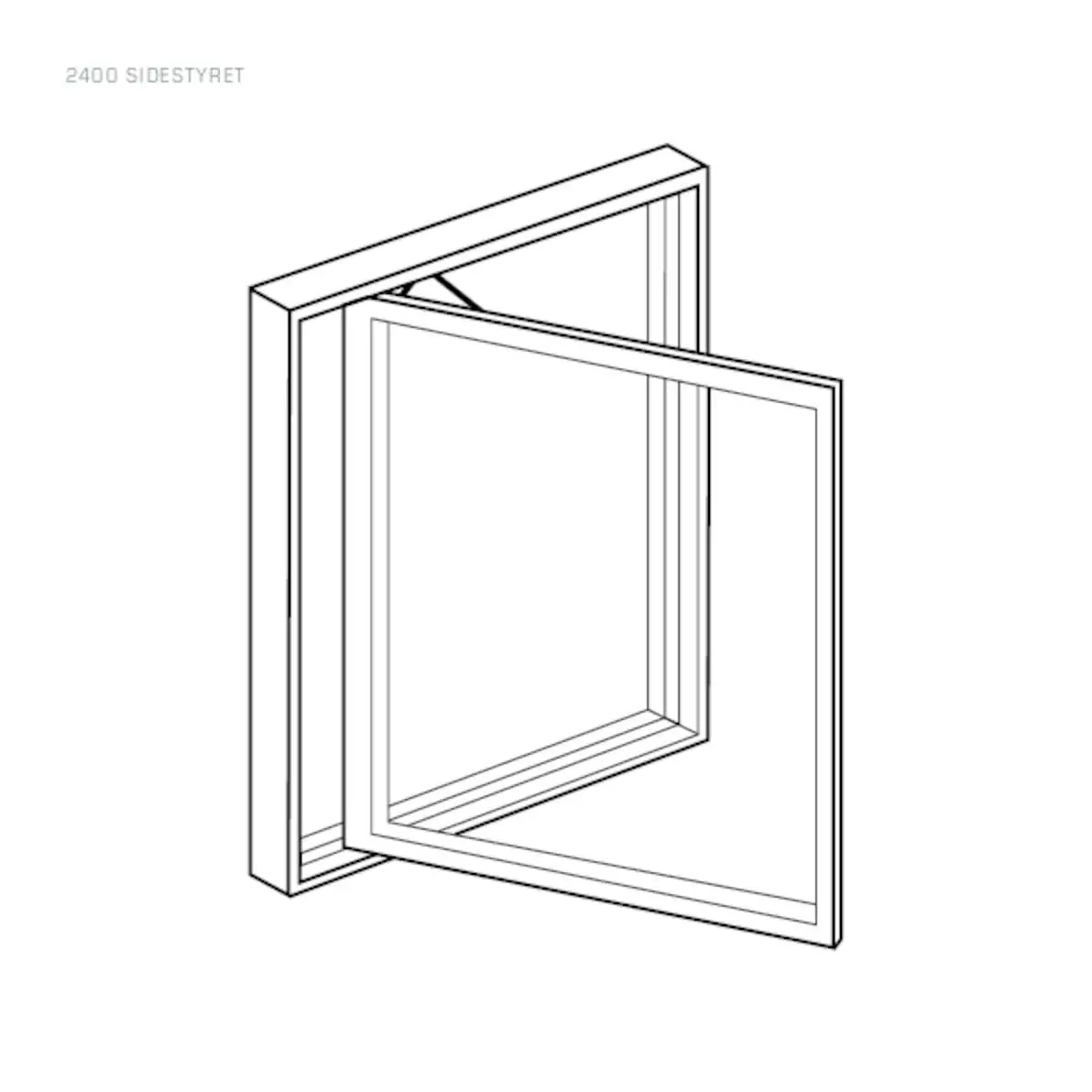 Rationel Side Guided window drawing