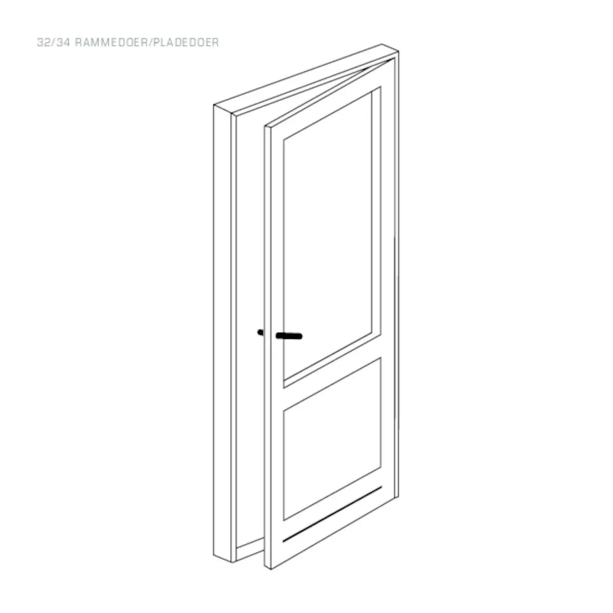 Rationel Entrance Door drawing