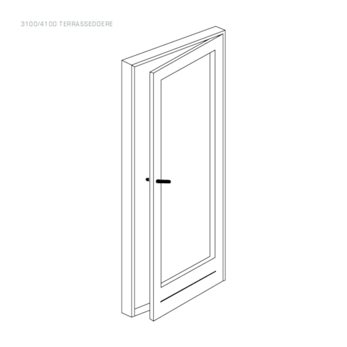 Rationel Patio Doors drawing