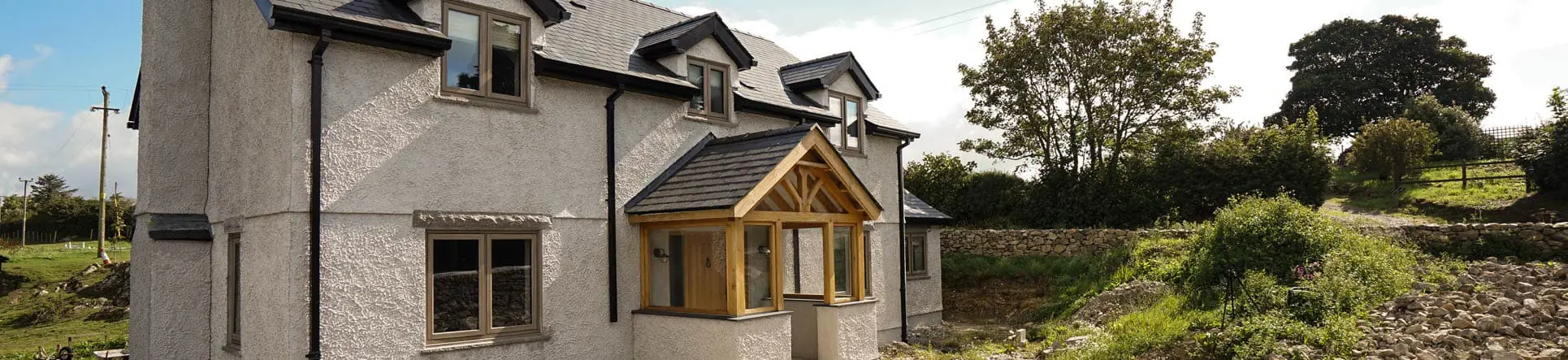 Residence 9 window installation, Anglesey