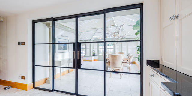 Internal Crittall Sliding Doors | Mobberley | John Knight Glass