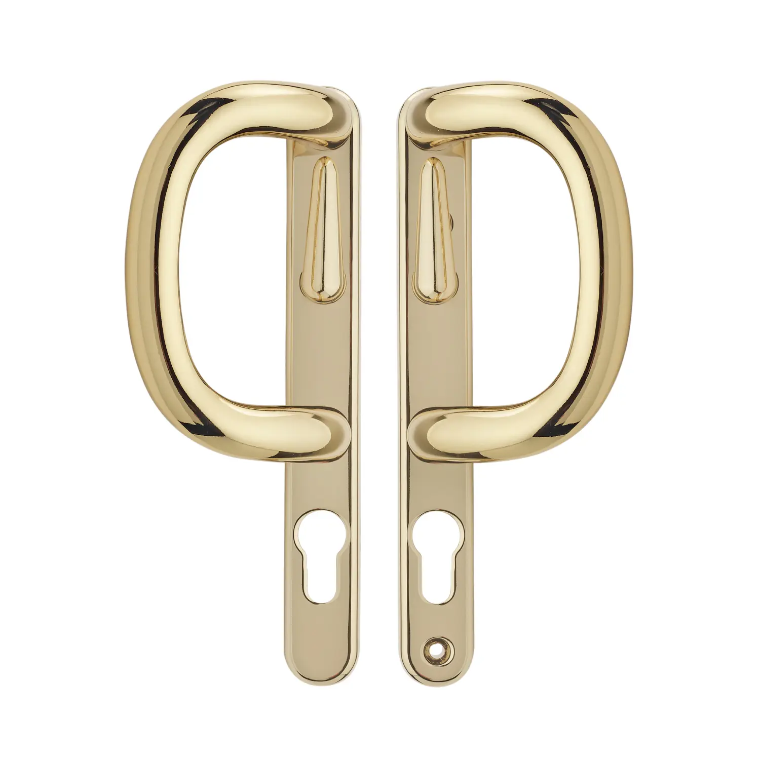 Gold D handle