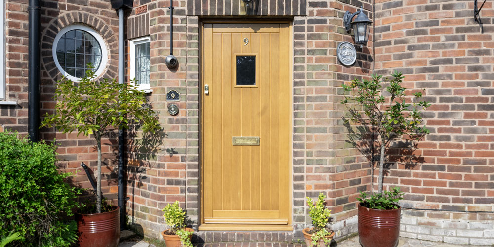 Solid Oak Entrance Door