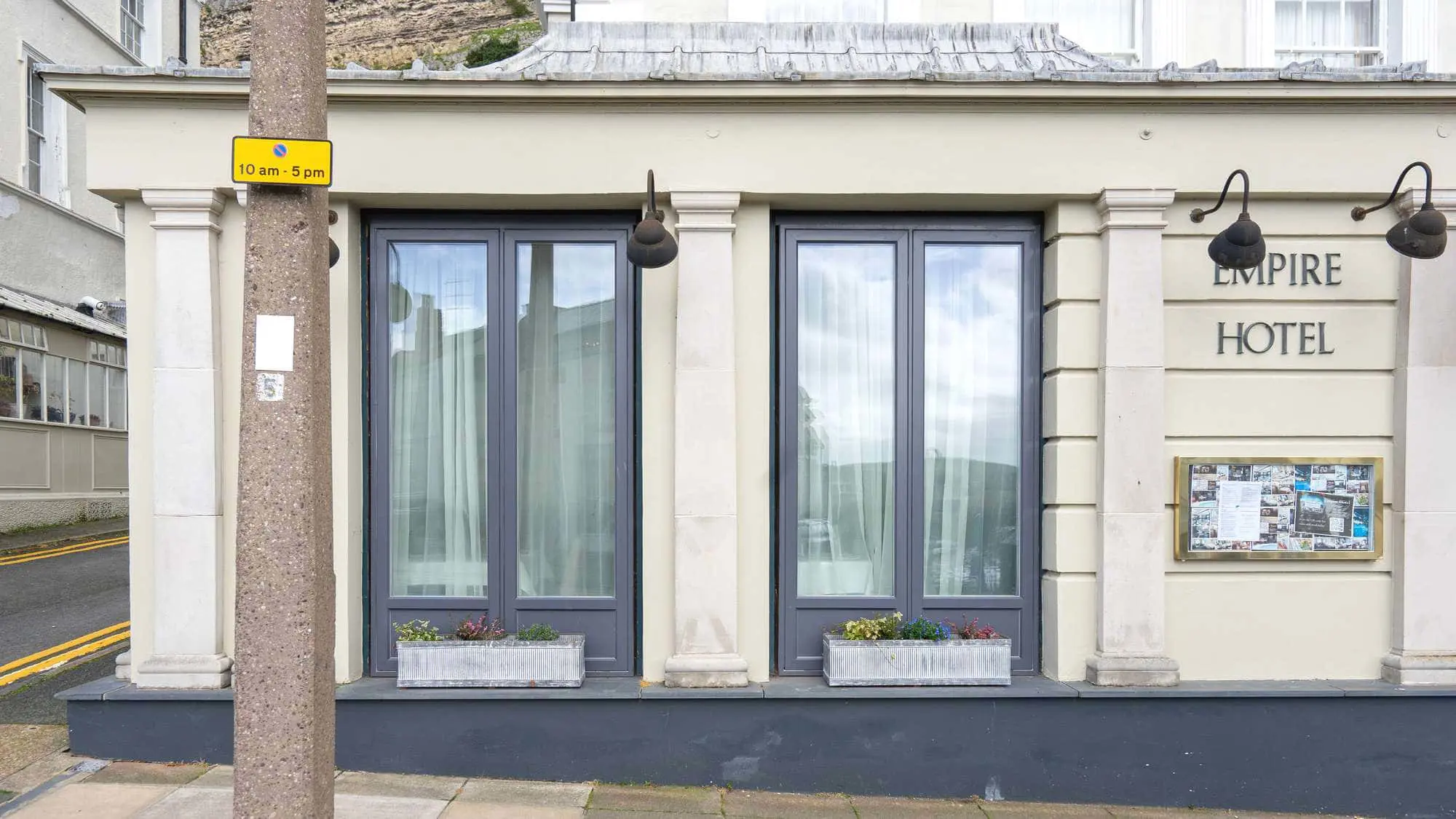 Close up of the large Rationel window installed in Llandudno.